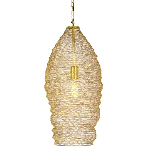 QAZQA Orientalska viseča svetilka zlata 25 cm - Nidum