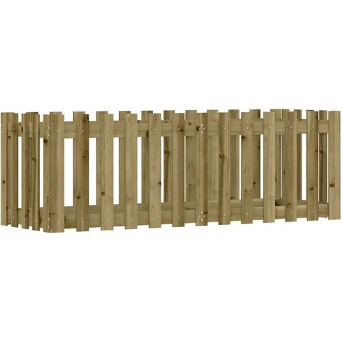 VidaXL Povi&amp;scaron;ena vrtna gredica 150x50x50 cm impregnirana borovina Slike