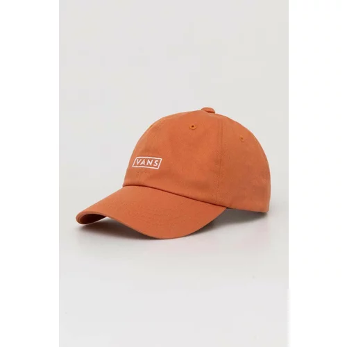 Vans Bombažna bejzbolska kapa oranžna barva