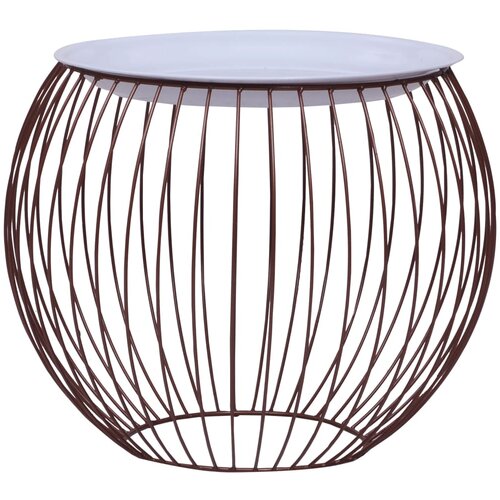 The Living Store Klubska mizica zlata Ø 51 cm - Klubska Mizica, (21574555) Cene