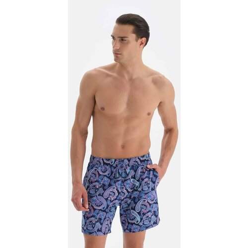 Dagi Swim Shorts - Blue - Floral Slike
