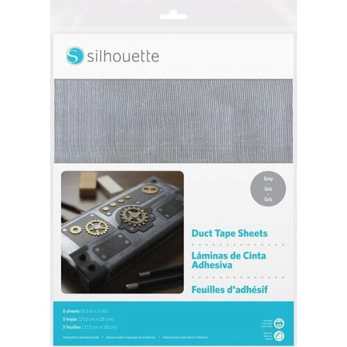 Silhouette Duct Tape Sheets - 21,5 cm x 28 cm - Grey Cene