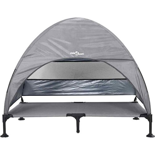  Povi&amp;scaron;eni krevet za pse Svijetlo siva 127 x 81 x 108 cm Slike