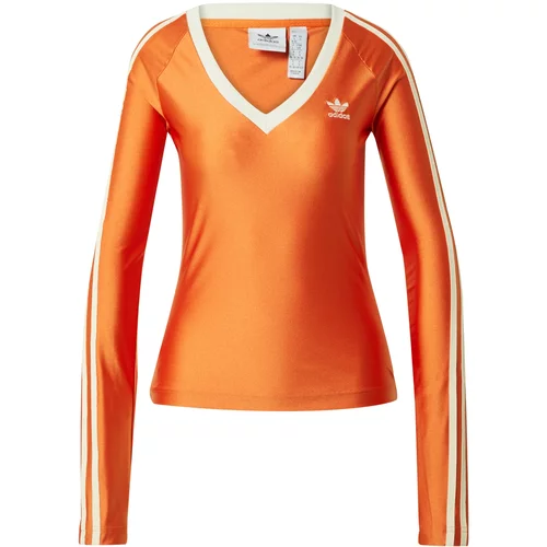 Adidas Majica 'Adicolor 70S' oranžna / bela