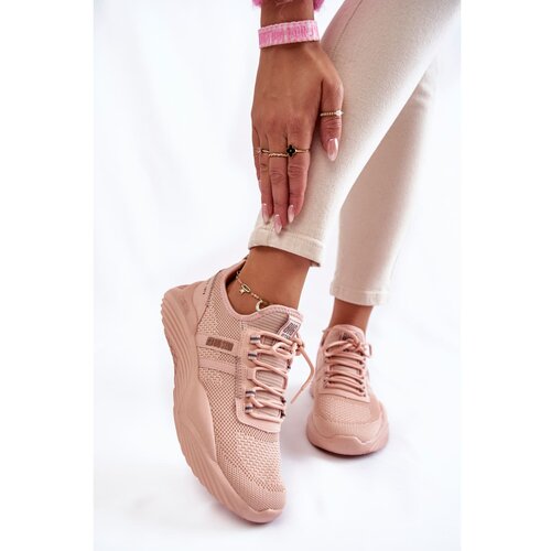 Big Star Damskie Sneakersy Memory Foam System KK274348 R&amp;oacute;żowe Slike