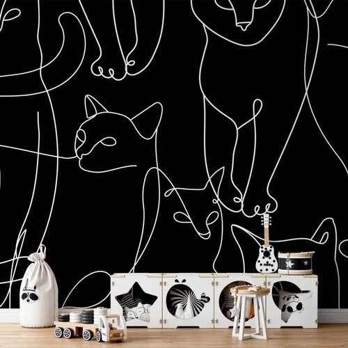  Foto tapeta - Cat Habits - First Variant 500x350 Vodootporna Cene