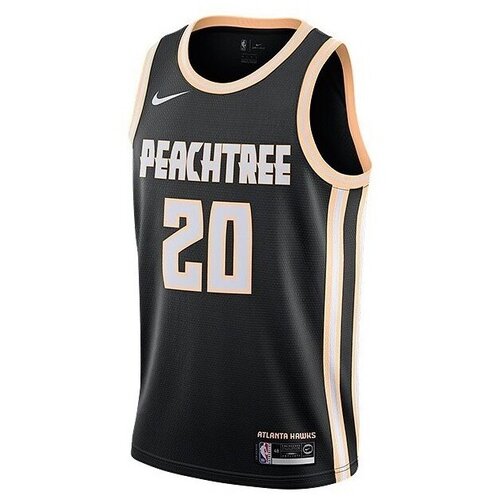 Nike Majice s kratkimi rokavi Nba Atlanta Hawks John Collins City Edition Črna Cene