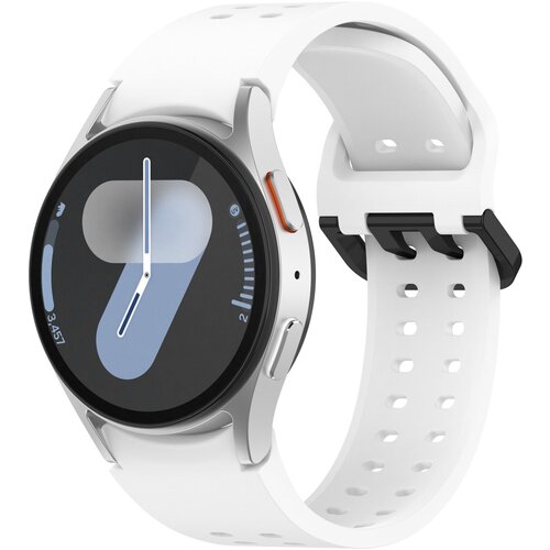 INF silikonski pas za uro z dvojnim gumbom za samsung galaxy watch white, (21605381) Cene