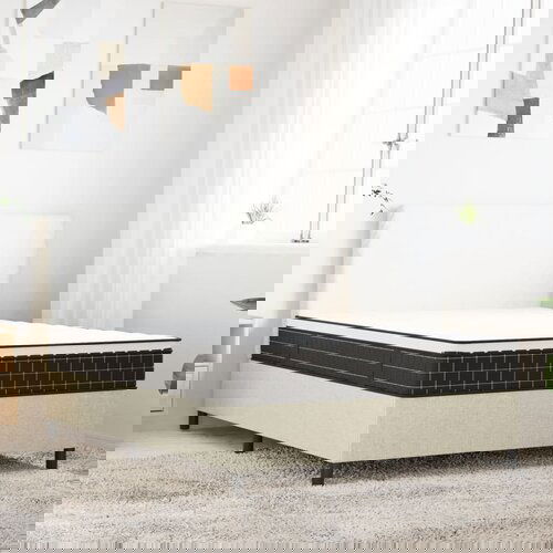 VidaXL Madrac s oprugama bonnell srednji 120 x 200 cm Slike