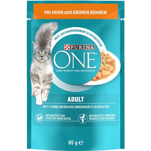 Purina One Adult - Piletina i zeleni grah (26 x 85 g) Slike