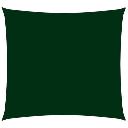 VidaXL Jedro protiv sunca od tkanine četvrtasto 2 5x2 5 m tamnozeleno Slike