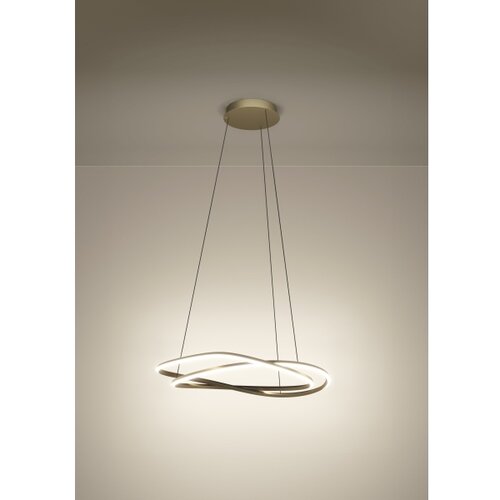 Eglo 390514 - led prigu&amp;scaron;iva luster na sajli guntin LED/60W/230V zlatna + daljinski upravljač Slike