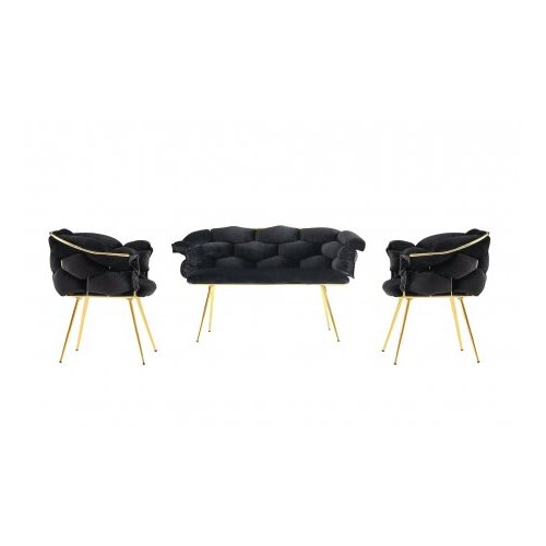 Hanah home Balon 2111 Garnitura sofa, crna Cene
