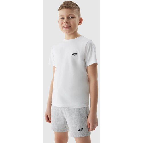4f Boys' Tracksuit Shorts - Light Grey Cene