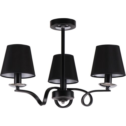 Mitea Lighting Luster crni Max.40W 220~240V 3xE14 M11052-3 Slike