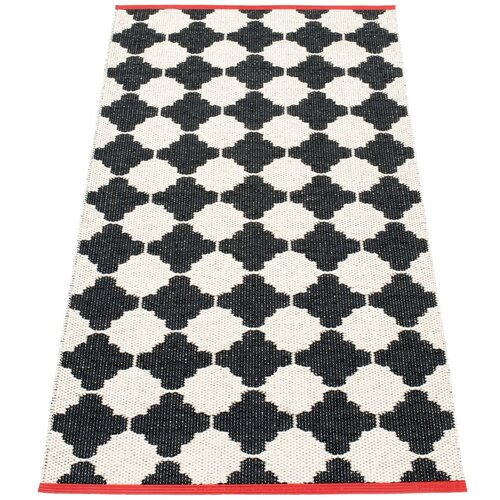 Pappelina Crno-bijela unutarnja i vanjska staza 70x150 cm Marre Black Coral – Cene