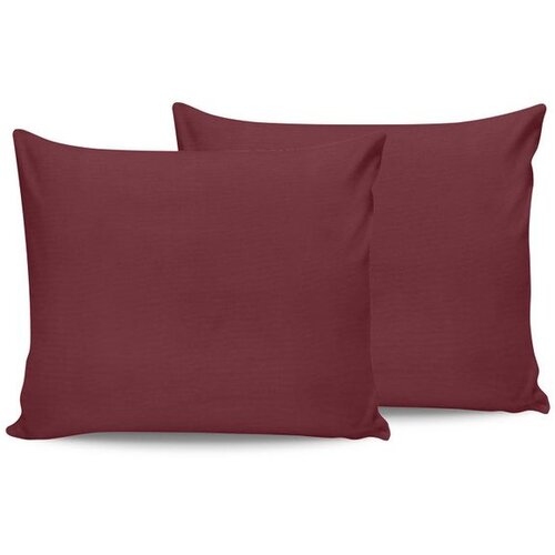  Maroon Maroon Pillowcase Set (2 Pieces) (EU) (IT) Cene