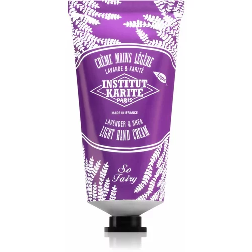 Institut Karite light hand cream lavender & shea hidratantna krema za ruke 75 ml