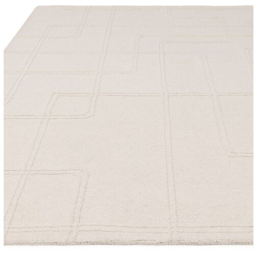 Asiatic Carpets Kremno bela ročno tkana volnena preproga 120x170 cm Ada &amp;ndash; Slike