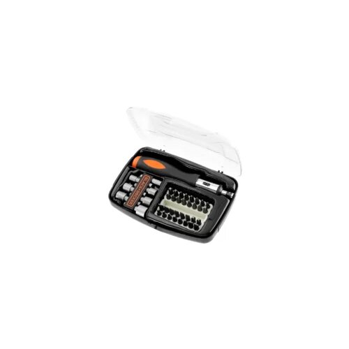  Black+Decker 40-dijelni set bitova nasadnih ključeva sa odvijačem A7062 Slike