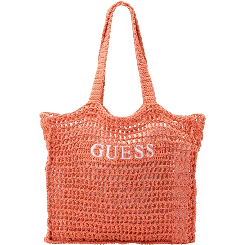 Guess Nakupovalna torba korala / bela