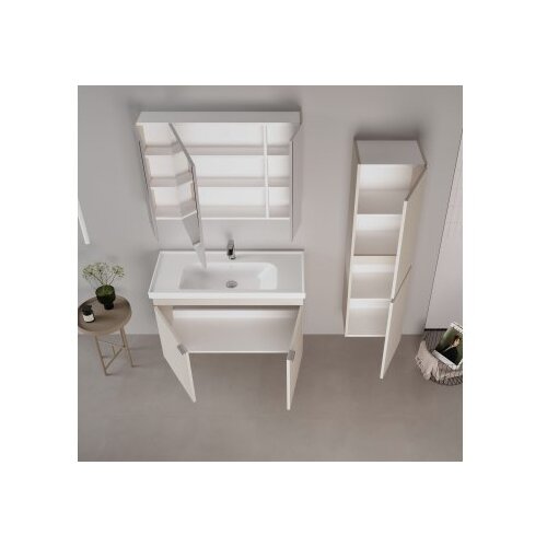 Hanah home Kupatilski ormarić sa umivaonikom i ogledalom (2 komada) Desna 100 750 Cene