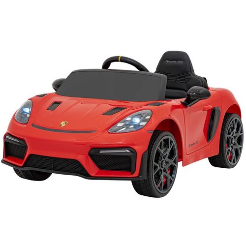  Licencirani Porsche 718 Spyder RS dječji automobil na akumulator s MP4 zaslonom, crveni Cijene