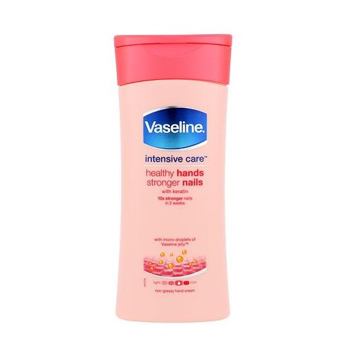 Vaseline Intensive Care Healthy Hands Stronger Nails vlažilna krema za roke in nohte 200 ml za ženske Slike