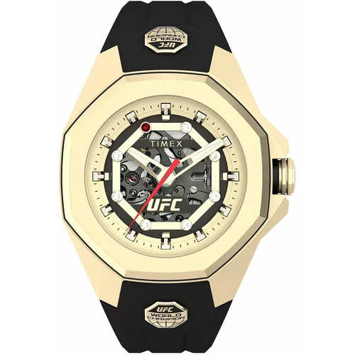 Timex Ročna ura Ufc Street Pro TW2V86500 Gold/Black