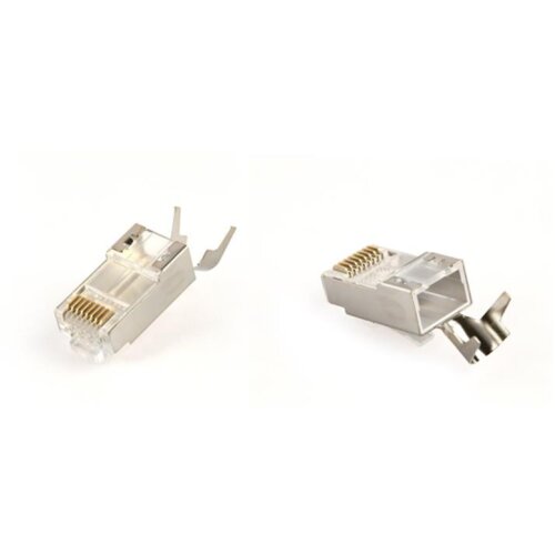 Gembird Konektor 50 komada LC-PTF7-01/50, Shielded modular CAT7, pass-through type plug 15u&rdquo; gold, plated Cijene