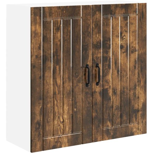  Ormar za Zid Lucca Dimljeni hrast 80 x 31 x 80 cm Slike