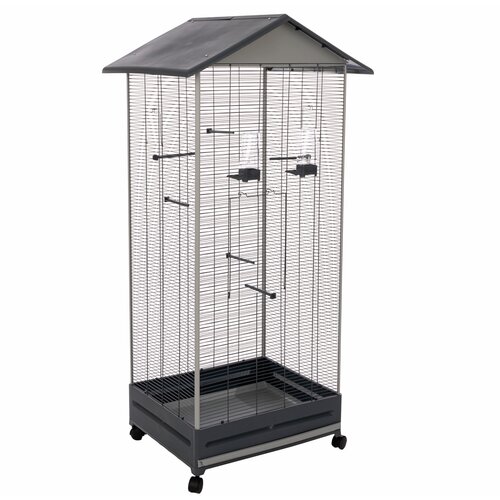 TIAKI volijera za ptice - D 79 x &amp;Scaron; 69,5 x V 167 cm Slike