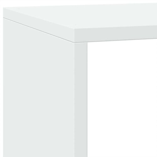 VidaXL Pregrada/regal za knjige 3razina bijeli 137,5x29x103,5cm drveni Slike