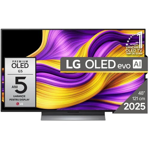 LG OLED48G53LS evo AI G5 48 inča, 4K pametni TV, sa postoljem, 2025 OLED48G53LS.AEU Cijene