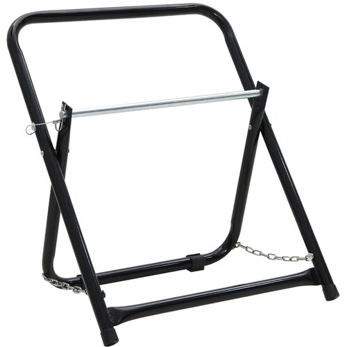  Stalak za kolut za crijevo 48 cm 45 kg crni čelični Cijene