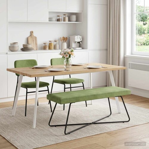  Klupa Svijetlo zelena 110 x 40 x 45 cm Bar&scaron;un Cijene