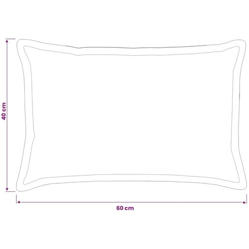  Jastuk s jastukom HOUTEN 2 kom. Tamnozelena Bar&amp;scaron;un - Tamnozelena 40 x 60 cm 2 Slike