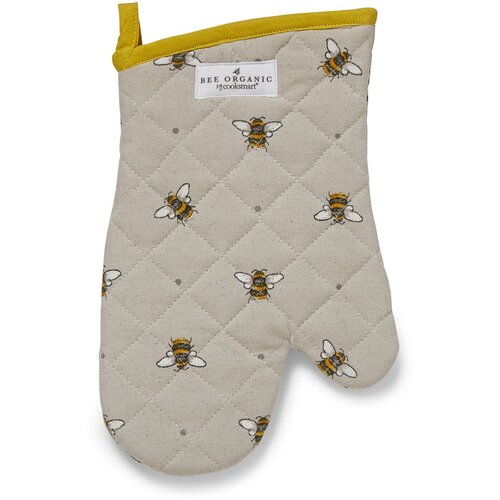 Cooksmart ® beige-žuti pamučni kuhinjski rukavice bumble pčele Cijene