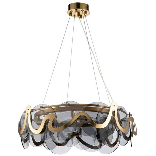 Toolight Viseća Stropna Lampa APP1545-8CP Bru&scaron;eno Zlato / Sivo Cijene