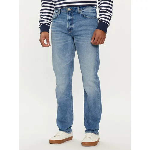 Lee Jeans hlače West 112346326 Modra Relaxed Fit