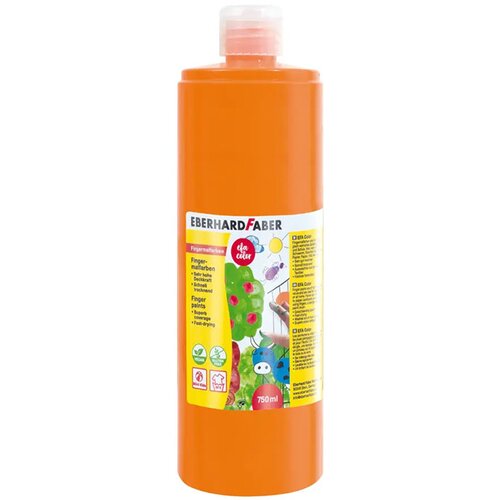 Eberhard Faber Prstna barva oranžna, 740 ml Slike