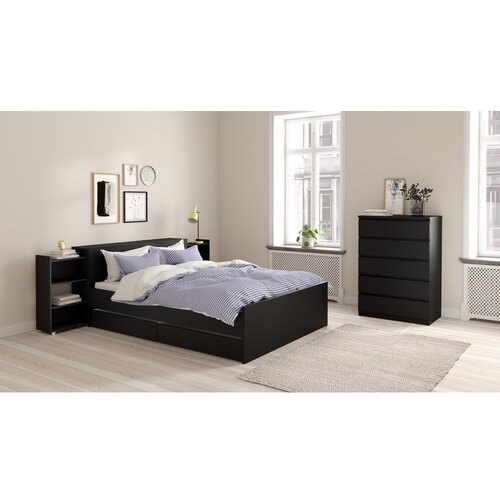 Tvilum Crne ladice za ispod kreveta u setu 2 kom 90x190/140x190 cm Naia &amp;ndash; Slike