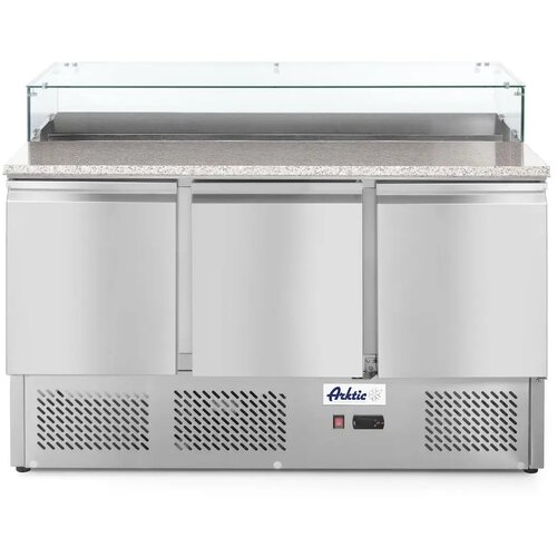 Pizza Pult, Tri Vrata, 380L, Arktic, 230V/310W, 1378x702x1155mm Slike