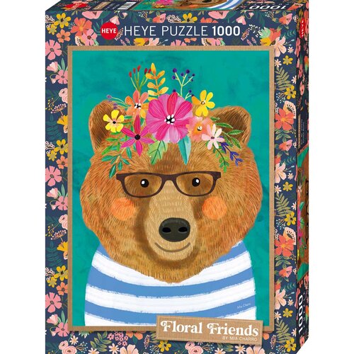 Heye puzzle Floral Friends Mia Charro Gentle Bruin 1000 delova 29970 Cene