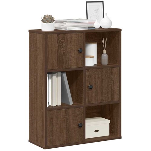  Regal za knjige boja hrasta 60x24x76,5 cm konstruirano drvo Cijene