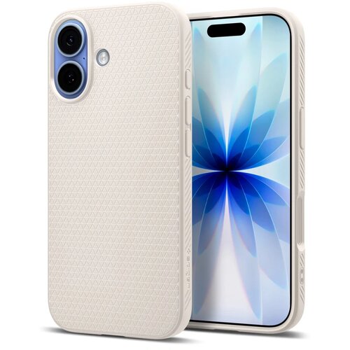 Spigen LIQUID AIR maska za IPHONE 17 NATURAL TITANIUM Slike