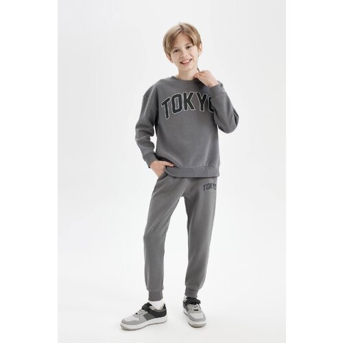 Defacto boy printed elastic waist leg pocket jogger school sweatpants Slike