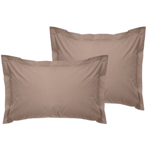  Tonne Brune - Beige Beige Oxford Pillowcase Set (2 Pieces) (DE) Slike