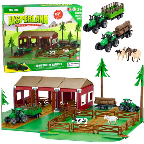  Set za kmetijstvo vozila s figuricami živali - 102 elementa Cene