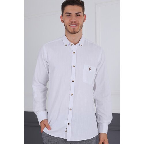 Dewberry G723 MEN&amp;#039;S SHIRT-WHITE Slike